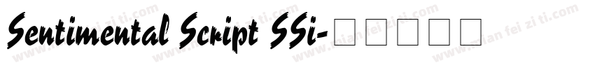 Sentimental Script SSi字体转换